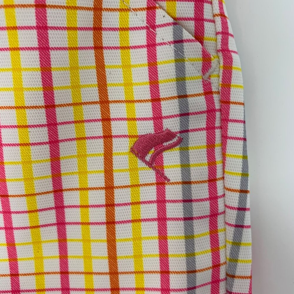 Golf America Stretch‎ Bright Geometric Polyester Women's Golf Shorts Size 12 - Picture 7 of 10
